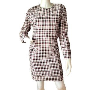 Vintage DRESS by Choice Dress long sleeve Classic Plaid Mini